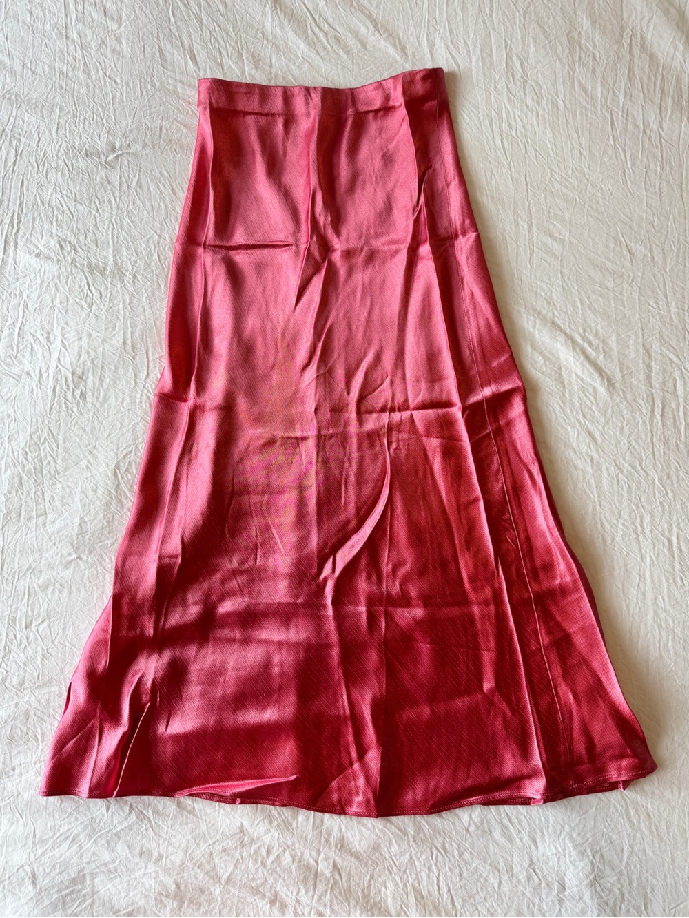 Bec and Bridge Pink Midi Skirt, XS (some flaws price reflects)